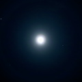 I love this halo around the Moon.